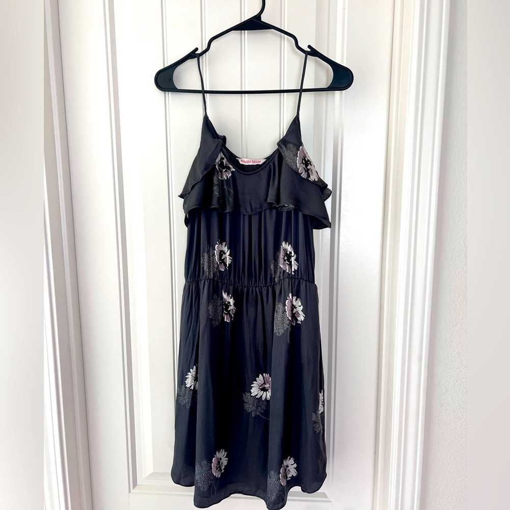 Rebecca taylor 100% silk aline dress